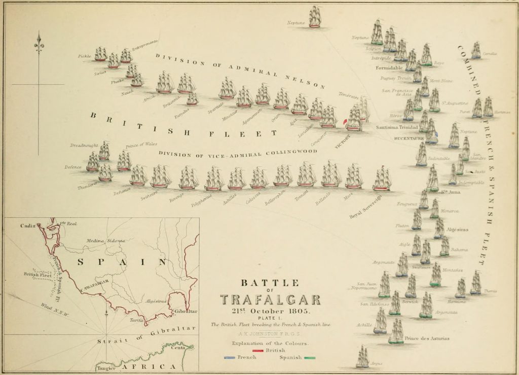 Batalla de Trafalgar plano