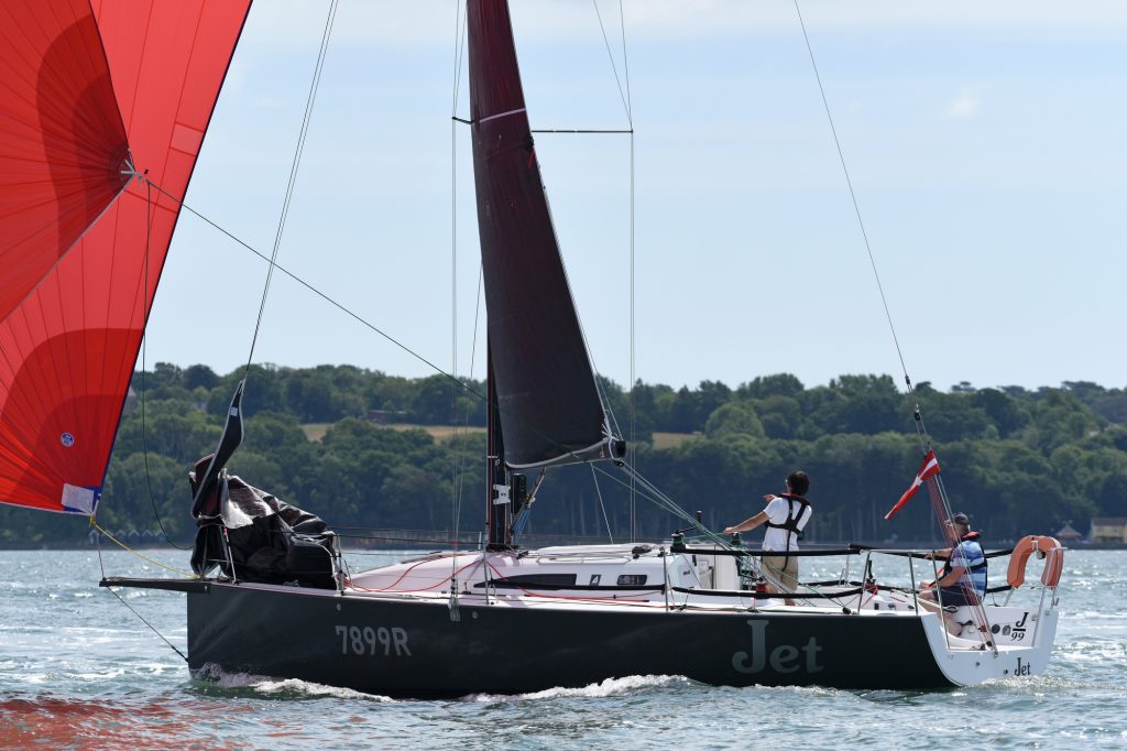 SORC The COVID SHAKEDOWN RACE Sunday 7th June 2020
Single and Double handed race around bouys in the Solent.
Photo Rick Tomlinson
Jet